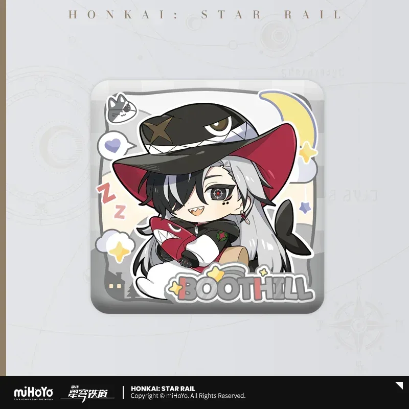 Honkai: Star Rail Boys Dormitory Series Chibi Square Badge - Image 7
