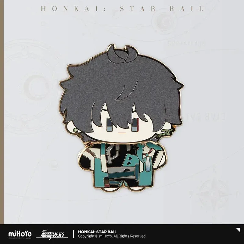 Honkai: Star Rail Chibi Doll Series Metal Pin Badge - Image 10