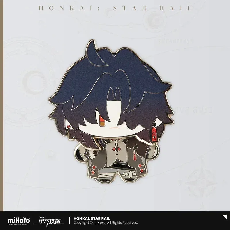 Honkai: Star Rail Chibi Doll Series Metal Pin Badge - Image 15