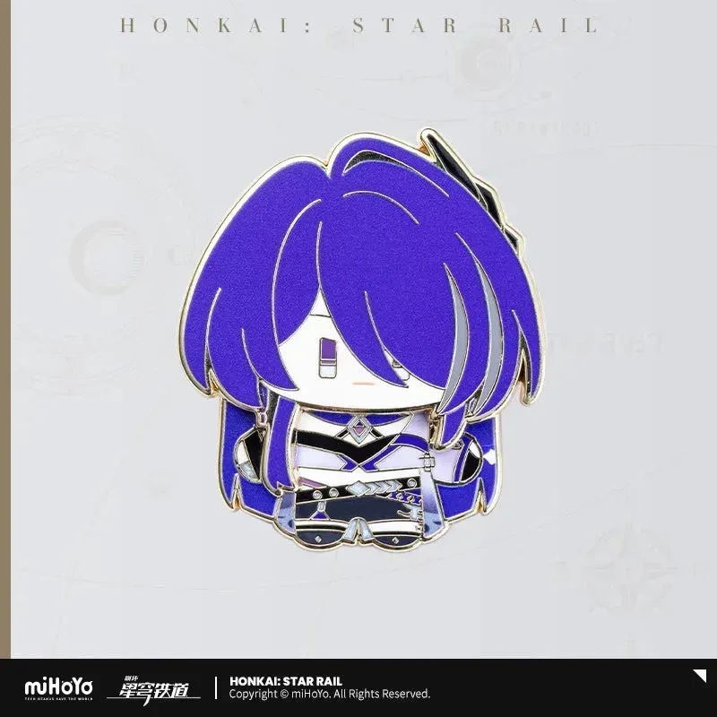 Honkai: Star Rail Chibi Doll Series Metal Pin Badge - Image 18