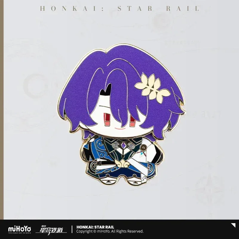 Honkai: Star Rail Chibi Doll Series Metal Pin Badge - Image 19