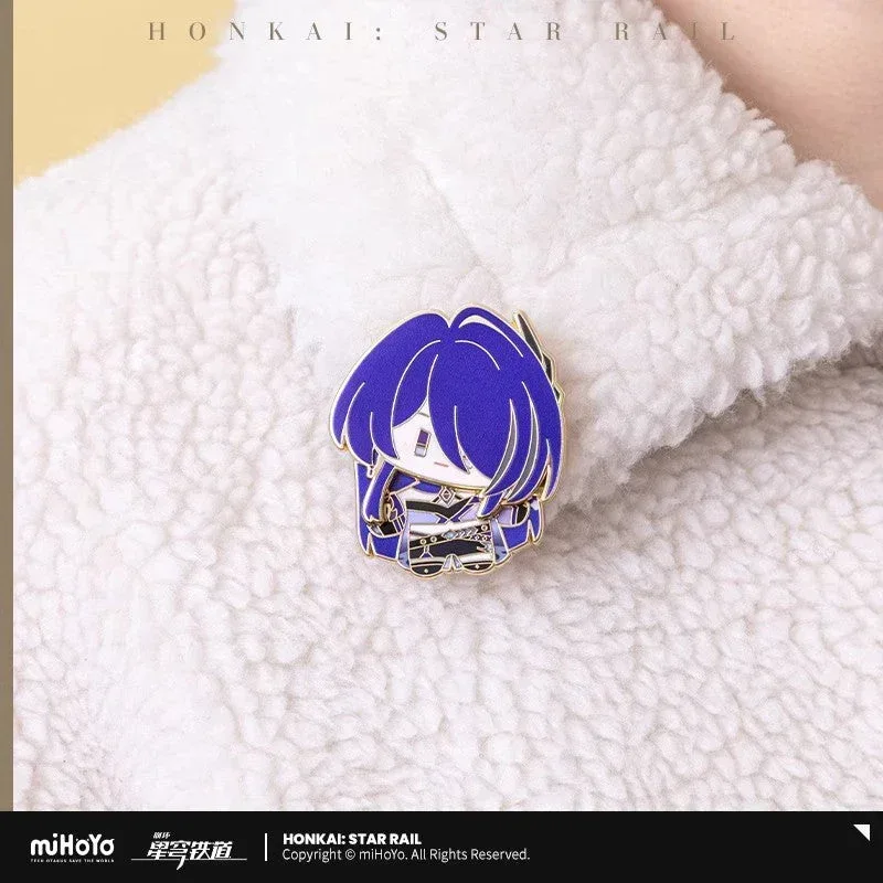 Honkai: Star Rail Chibi Doll Series Metal Pin Badge - Image 5
