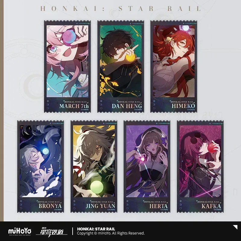 Honkai: Star Rail Departure Countdown Series Laser Commemorative Ticket Set - Image 6