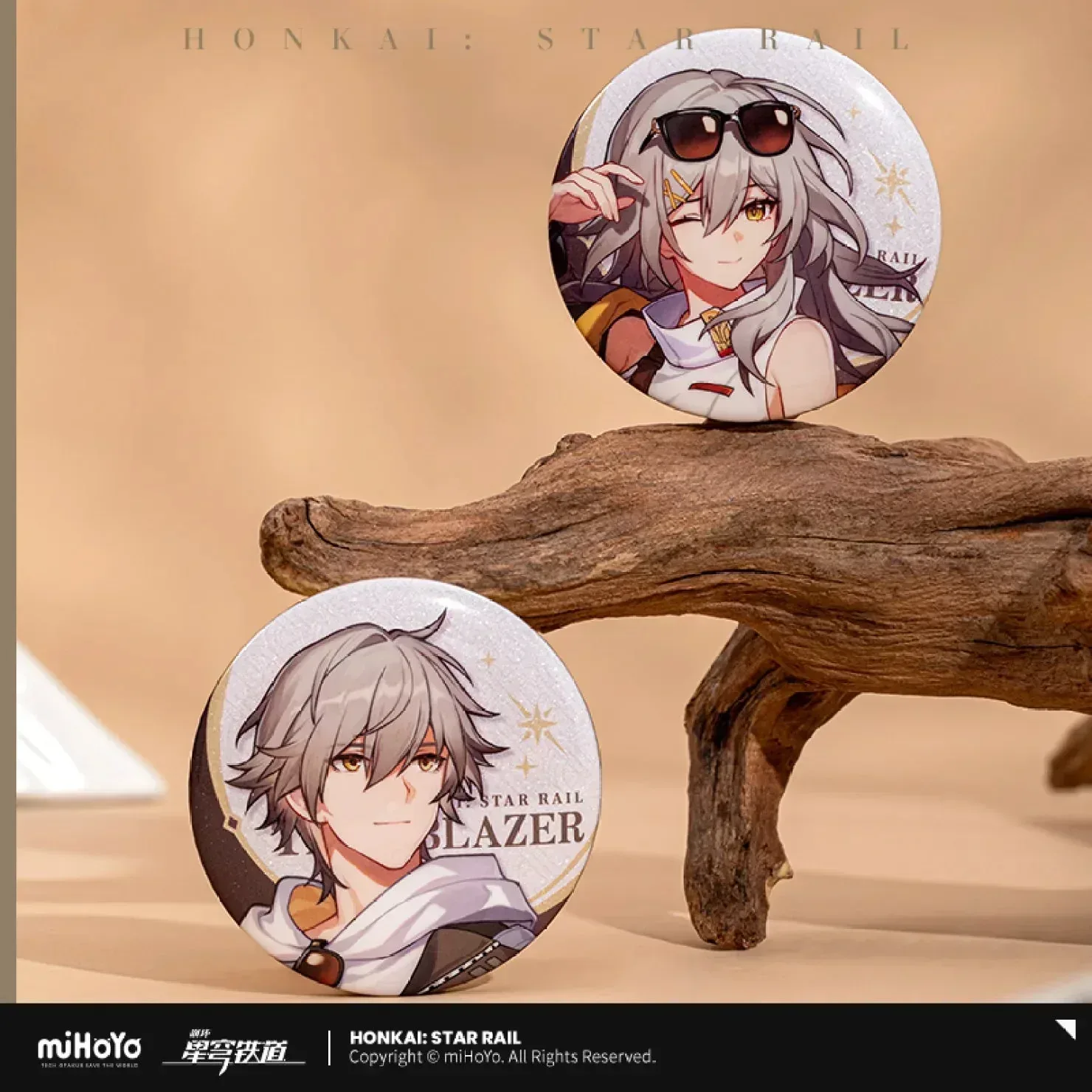 Honkai: Star Rail Express Travel Series Tinplate Badge - Image 2