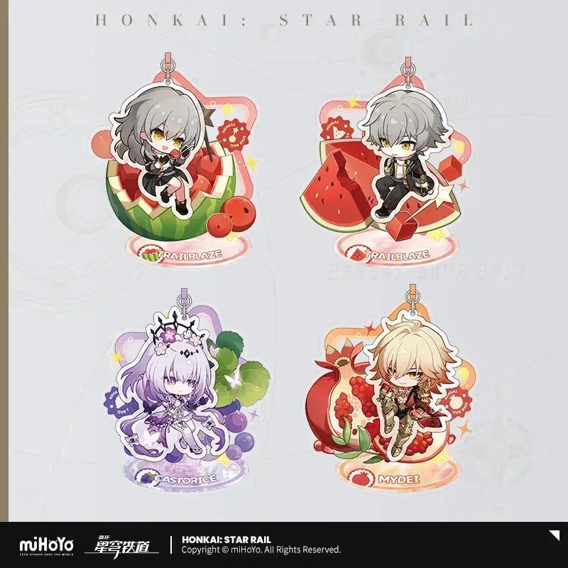 Honkai: Star Rail Fruity Summer Series Chibi Acrylic Keychain & Ornament