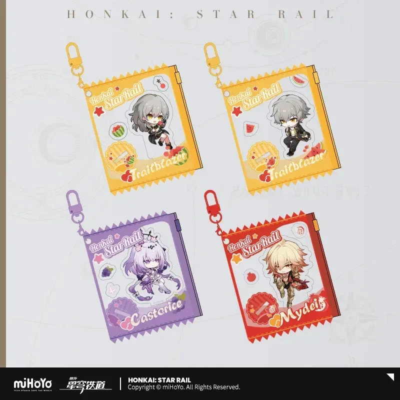 Honkai: Star Rail Fruity Summer Series Chibi Candy Keychain