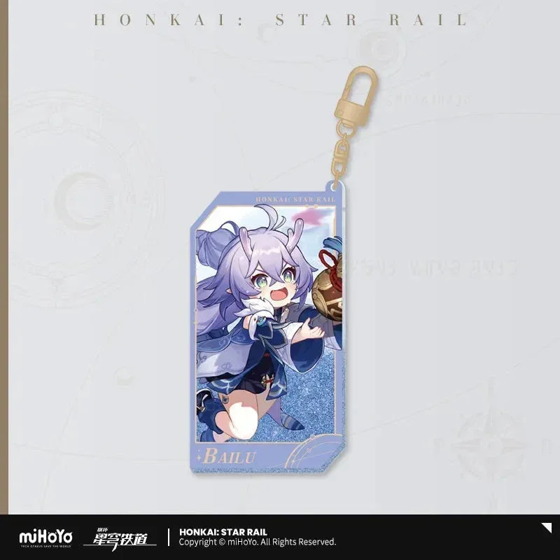 Honkai: Star Rail Invitation From The Stellar Series Glitter Quicksand Acrylic Keychain - Image 11