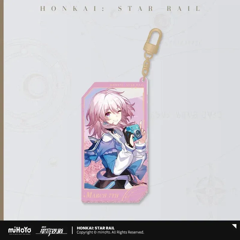 Honkai: Star Rail Invitation From The Stellar Series Glitter Quicksand Acrylic Keychain - Image 13