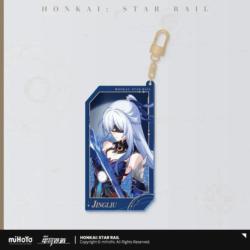 Honkai: Star Rail Invitation From The Stellar Series Glitter Quicksand Acrylic Keychain - Image 14