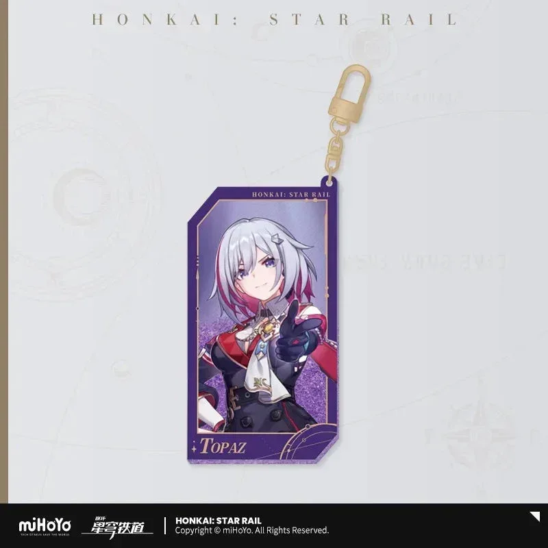 Honkai: Star Rail Invitation From The Stellar Series Glitter Quicksand Acrylic Keychain - Image 15