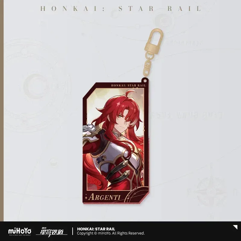 Honkai: Star Rail Invitation From The Stellar Series Glitter Quicksand Acrylic Keychain - Image 17