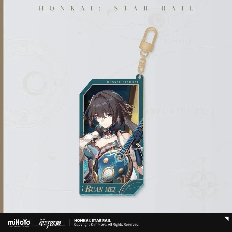 Honkai: Star Rail Invitation From The Stellar Series Glitter Quicksand Acrylic Keychain - Image 18