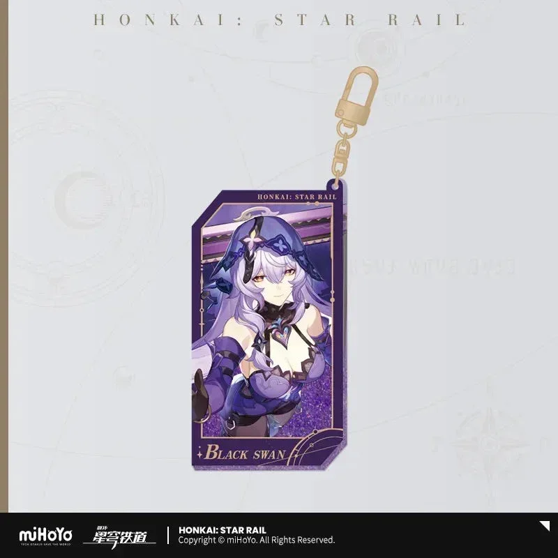Honkai: Star Rail Invitation From The Stellar Series Glitter Quicksand Acrylic Keychain - Image 19