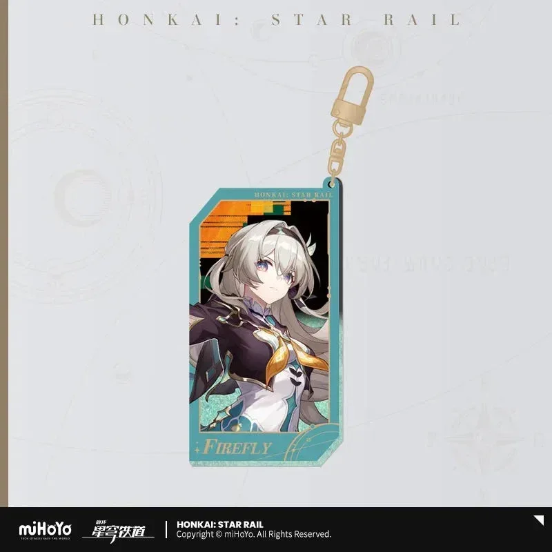 Honkai: Star Rail Invitation From The Stellar Series Glitter Quicksand Acrylic Keychain - Image 26