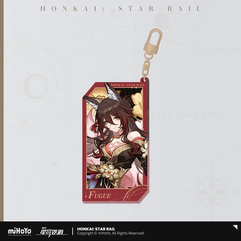 Honkai: Star Rail Invitation From The Stellar Series Glitter Quicksand Acrylic Keychain - Image 34