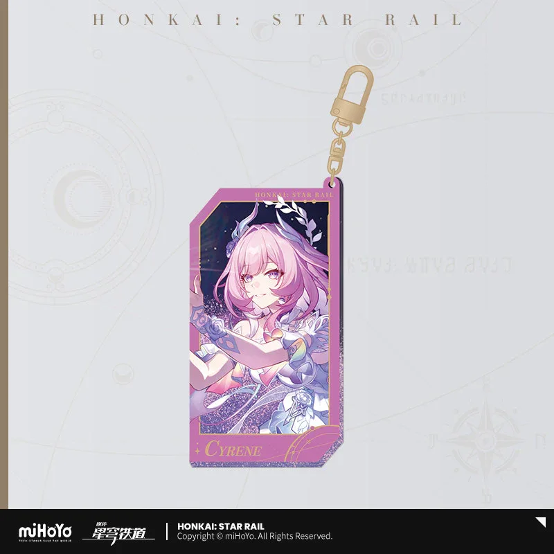 Honkai: Star Rail Invitation From The Stellar Series Glitter Quicksand Acrylic Keychain - Image 44