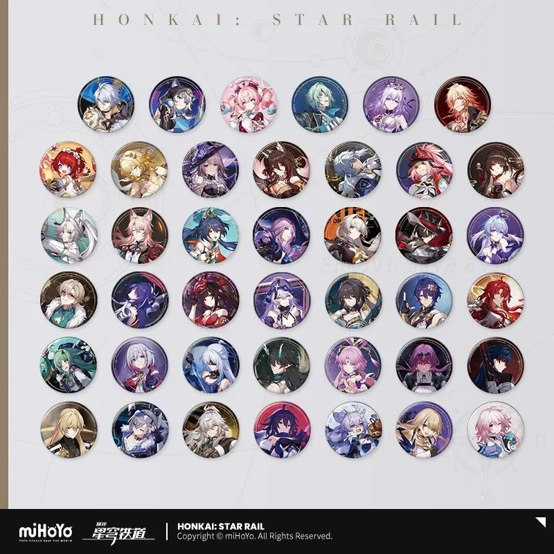 Honkai: Star Rail Invitation From The Stellar Series Tinplate Badge - Image 3