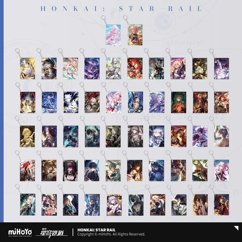 Honkai: Star Rail Light Cone Series Acrylic Pendant