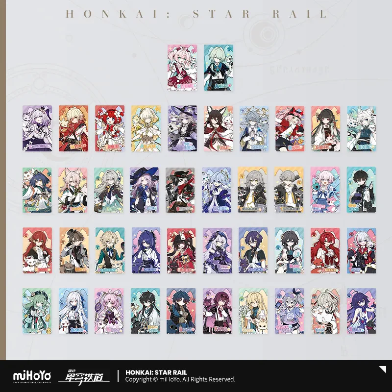Honkai: Star Rail Little Cat Series Laser Collectible Tickets