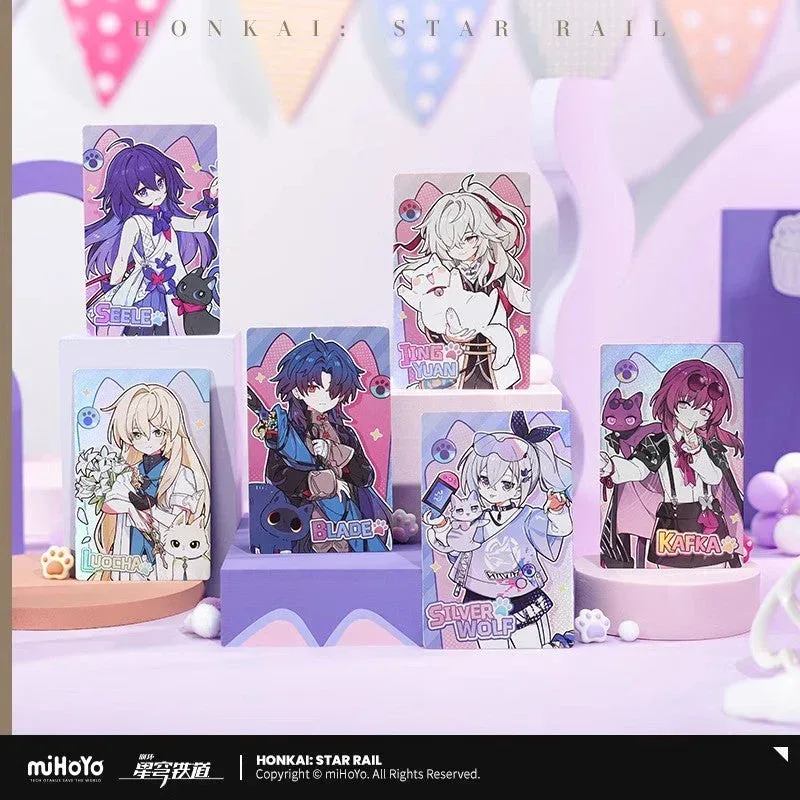 Honkai: Star Rail Little Cat Series Laser Collectible Tickets - Image 5