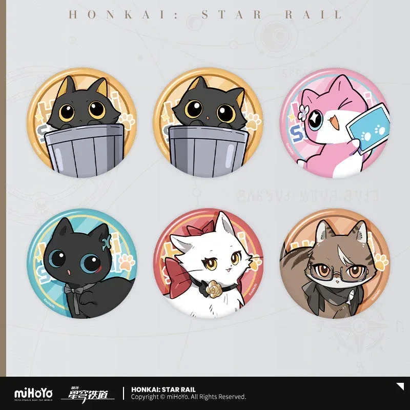 Honkai: Star Rail Little Cat Series Chibi Tinplate Badge Vol.4 (Not For Sale)
