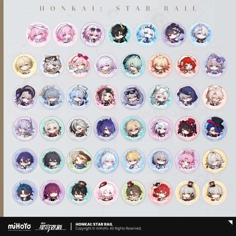 Honkai: Star Rail Nameless Honor Series Tinplate Badge