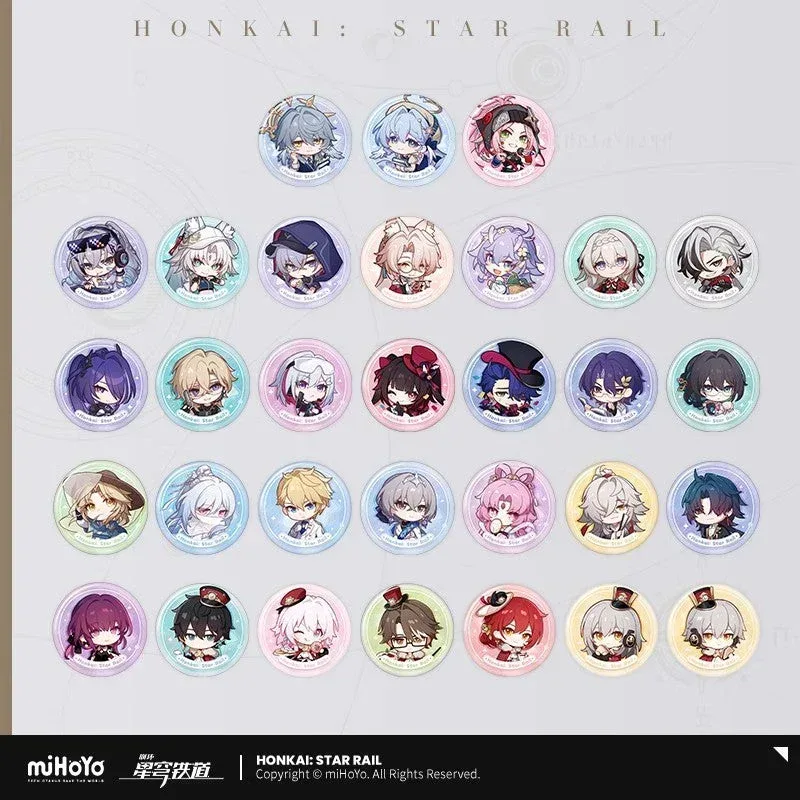 Honkai: Star Rail Nameless Honor Series Tinplate Badge - Image 2