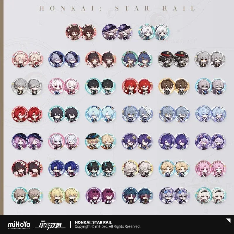 Honkai: Star Rail Owlbert's Reception Room Series Tinplate Badge Set - Image 3