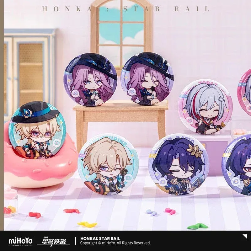 Honkai: Star Rail Owlbert's Reception Room Series Tinplate Badge Set - Image 4