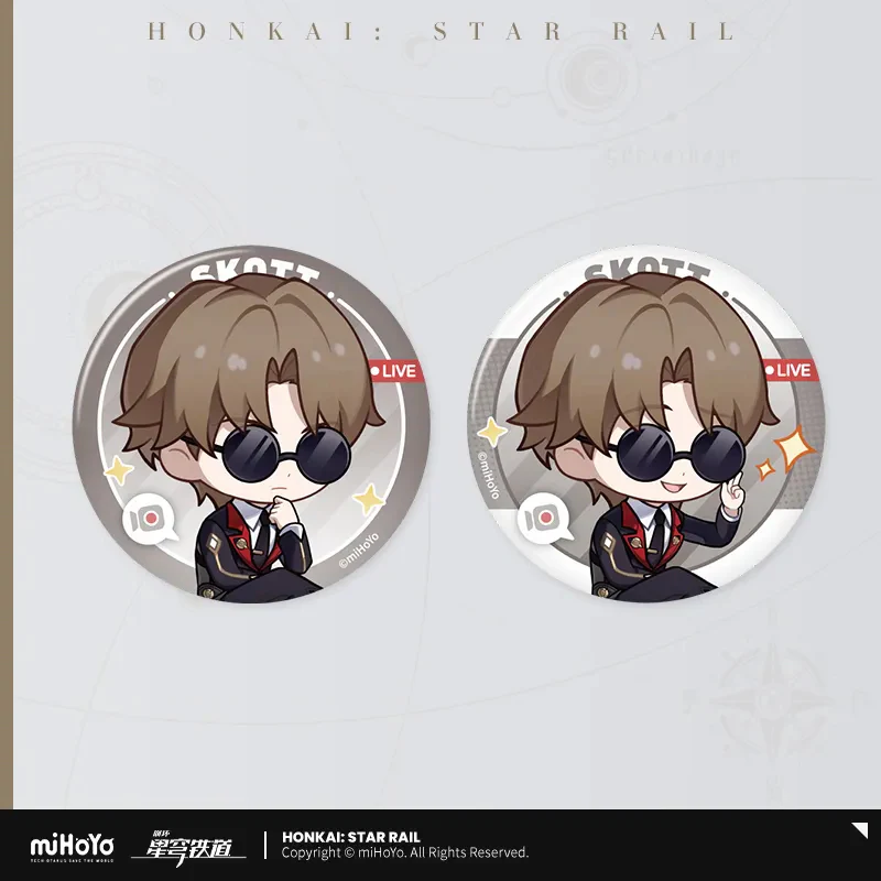 Honkai: Star Rail Owlbert's Reception Room Series Tinplate Badge Set - Image 58