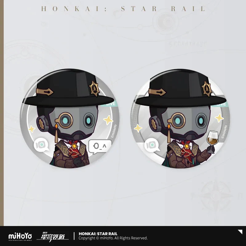 Honkai: Star Rail Owlbert's Reception Room Series Tinplate Badge Set - Image 59