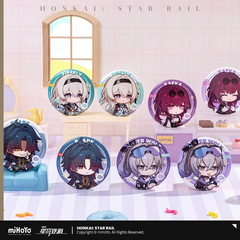 Honkai: Star Rail Owlbert's Reception Room Series Tinplate Badge Set - Image 6