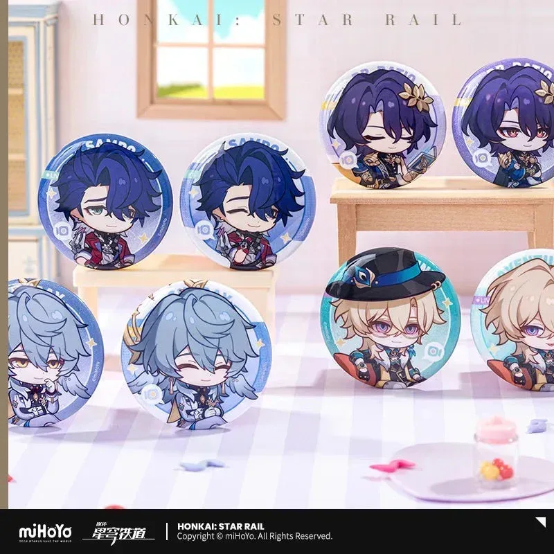 Honkai: Star Rail Owlbert's Reception Room Series Tinplate Badge Set - Image 7