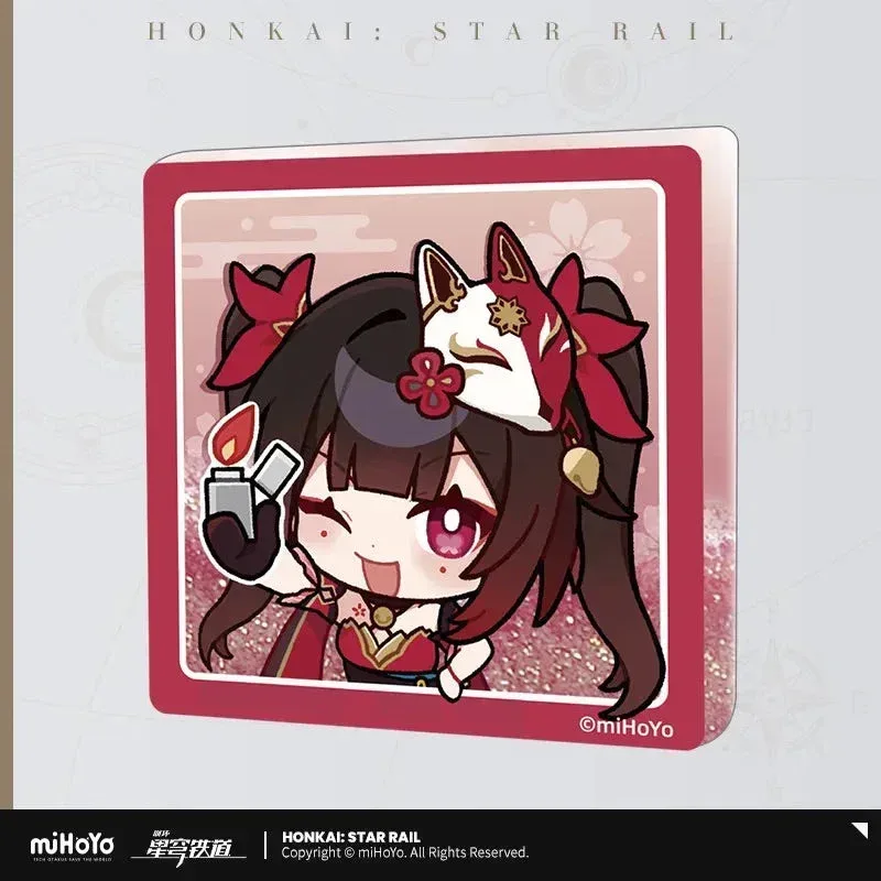 Honkai: Star Rail Pom-Pom Exhibition Series Acrylic Glitter Quicksand Refrigerator Magnets - Image 15