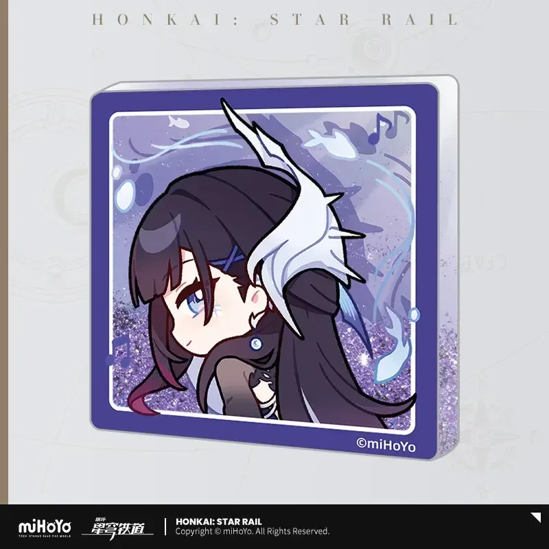 Honkai: Star Rail Pom-Pom Exhibition Series Acrylic Glitter Quicksand Refrigerator Magnets - Image 39