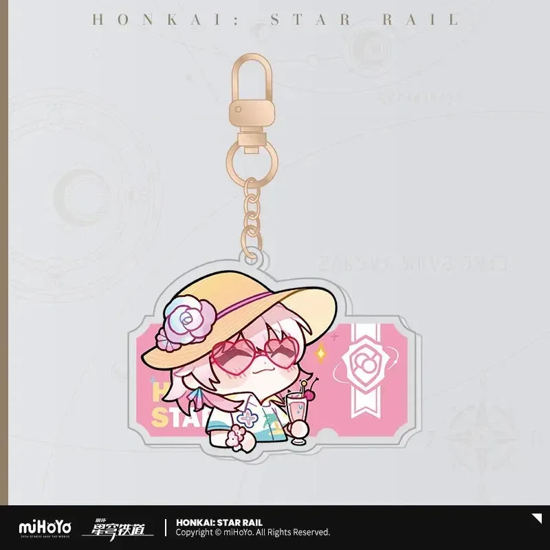 Honkai: Star Rail Pom-Pom Exhibition Series Acrylic Keychain - Image 10