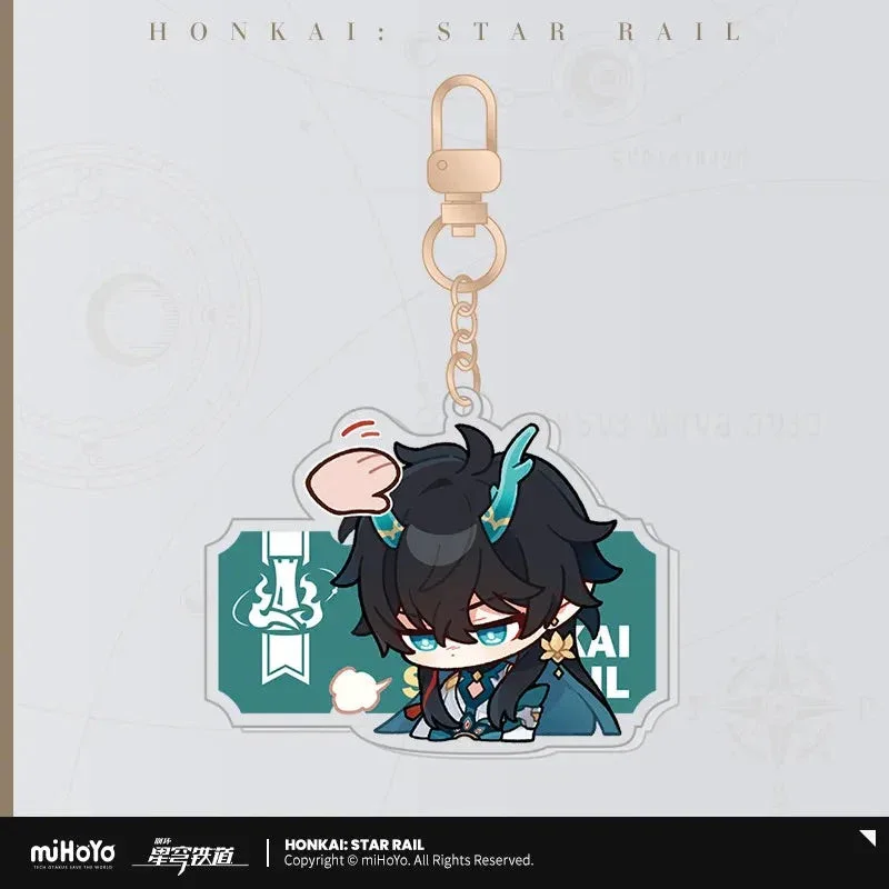 Honkai: Star Rail Pom-Pom Exhibition Series Acrylic Keychain - Image 17