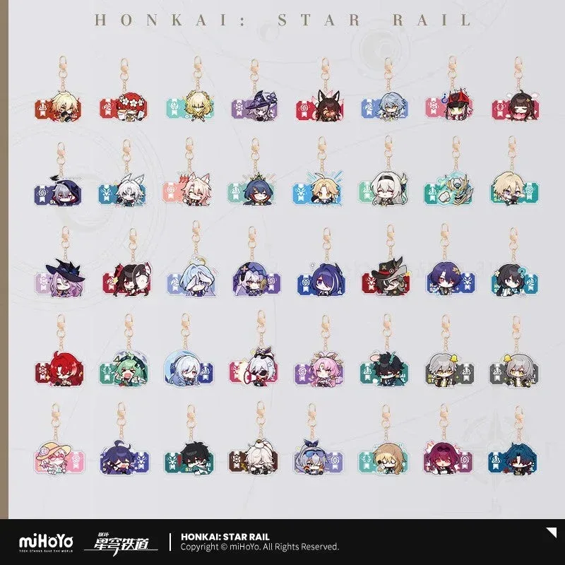 Honkai: Star Rail Pom-Pom Exhibition Series Acrylic Keychain - Image 3
