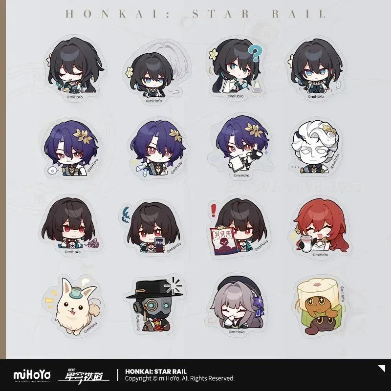 Honkai: Star Rail Pom-Pom Exhibition Series Chibi Sticker Box - Image 20
