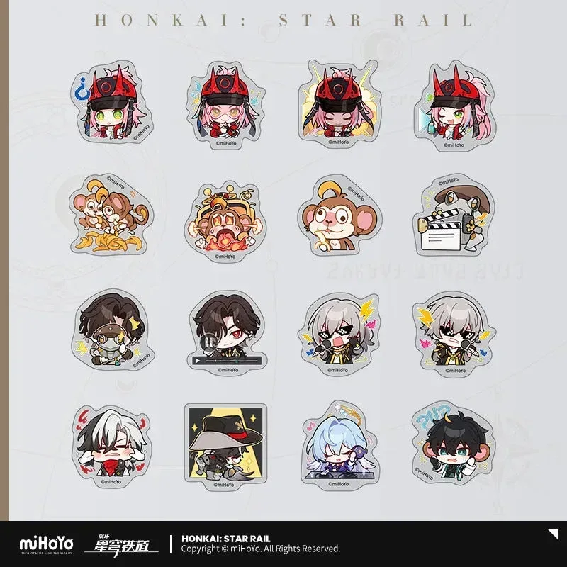 Honkai: Star Rail Pom-Pom Exhibition Series Chibi Sticker Box - Image 5