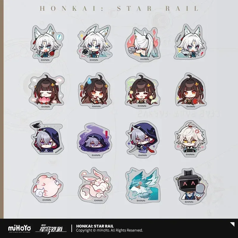Honkai: Star Rail Pom-Pom Exhibition Series Chibi Sticker Box - Image 7