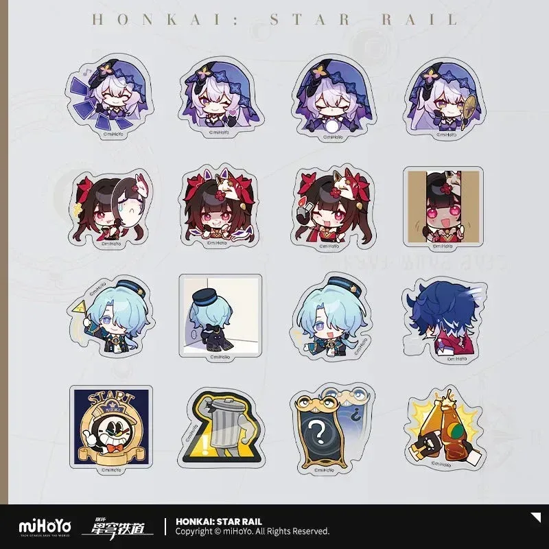 Honkai: Star Rail Pom-Pom Exhibition Series Chibi Sticker Box - Image 8