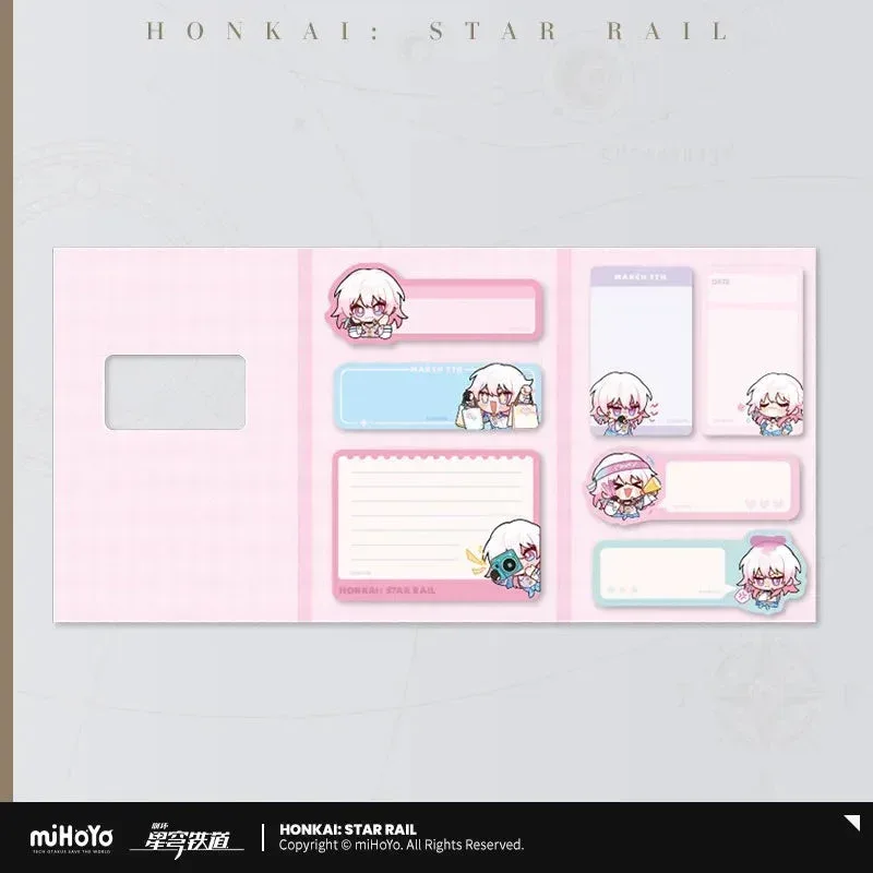 Honkai: Star Rail Pom-Pom Exhibition Series Pom-Pom Chibi Sticky Notes Set - Image 4