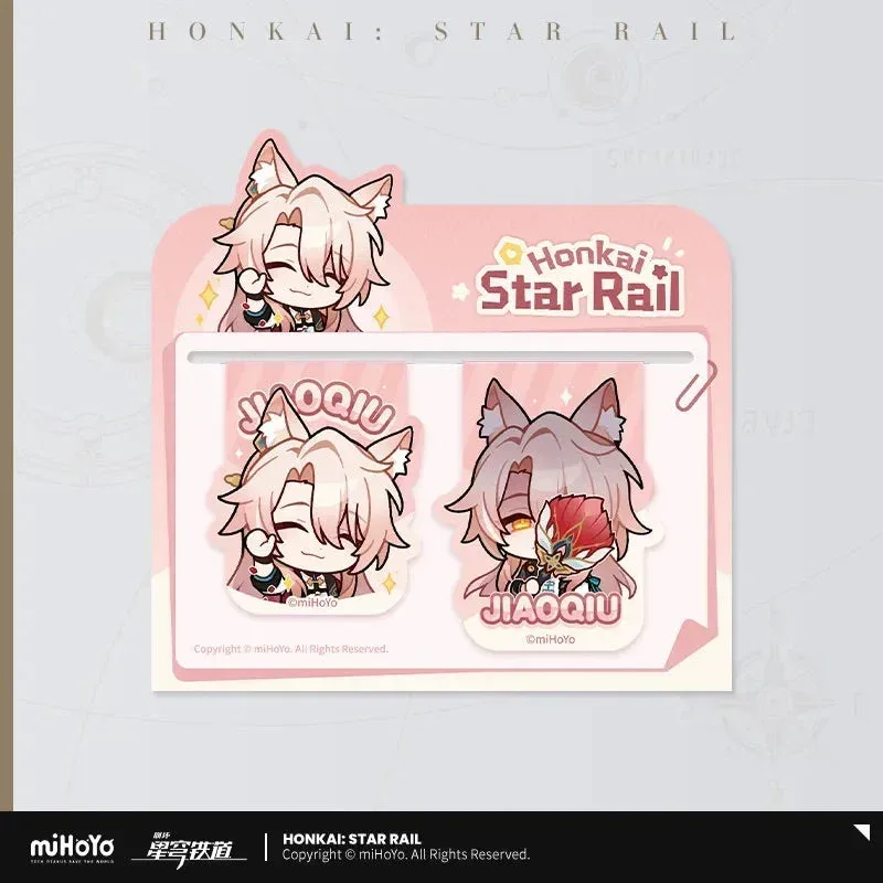 Honkai: Star Rail Pom-Pom Exhibition Series Soft Magnetic Bookmark Set - Image 5