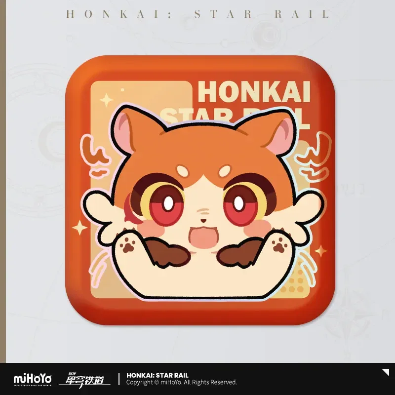 Honkai: Star Rail Pom-Pom Exhibition Series Square Tinplate Badge - Image 104