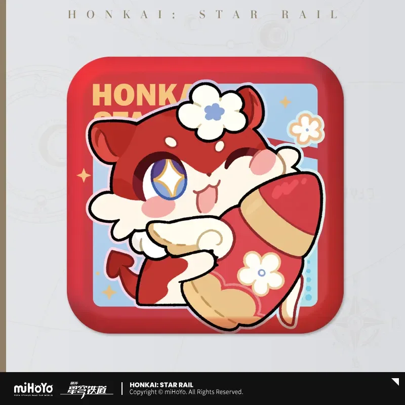 Honkai: Star Rail Pom-Pom Exhibition Series Square Tinplate Badge - Image 106
