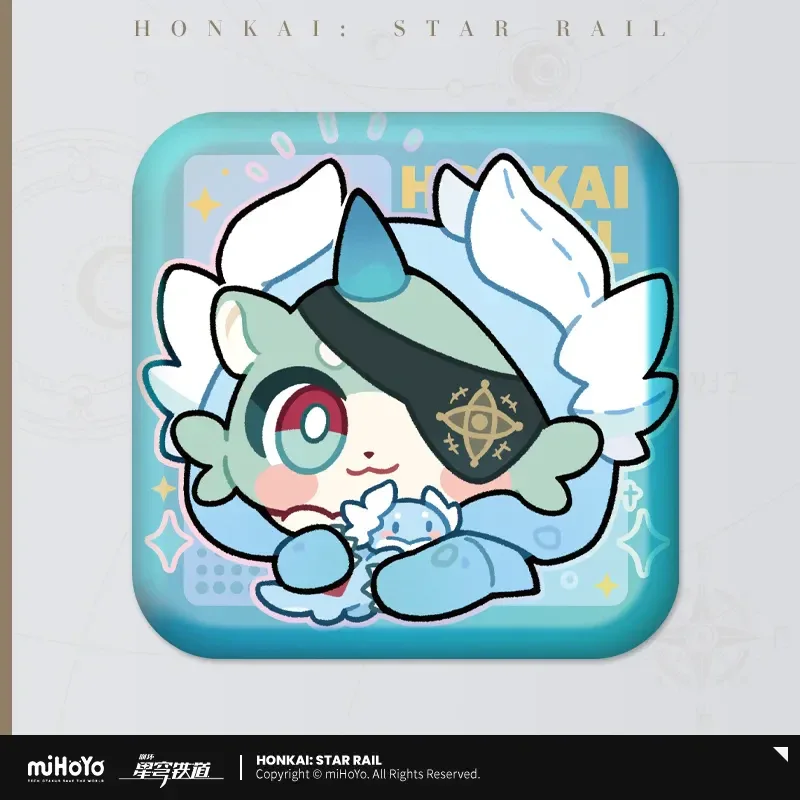Honkai: Star Rail Pom-Pom Exhibition Series Square Tinplate Badge - Image 107
