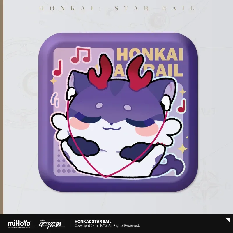 Honkai: Star Rail Pom-Pom Exhibition Series Square Tinplate Badge - Image 109
