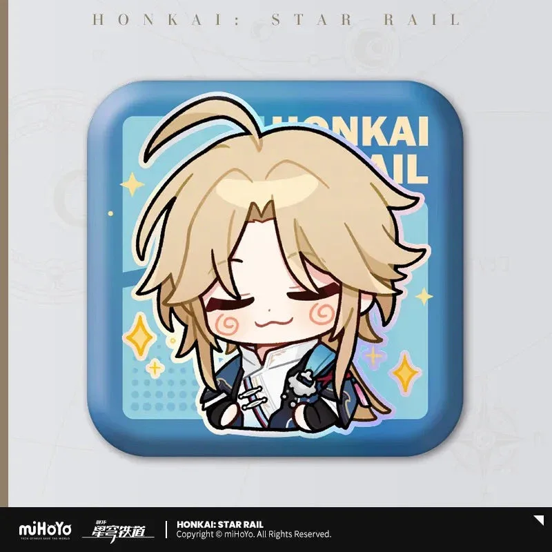 Honkai: Star Rail Pom-Pom Exhibition Series Square Tinplate Badge - Image 21