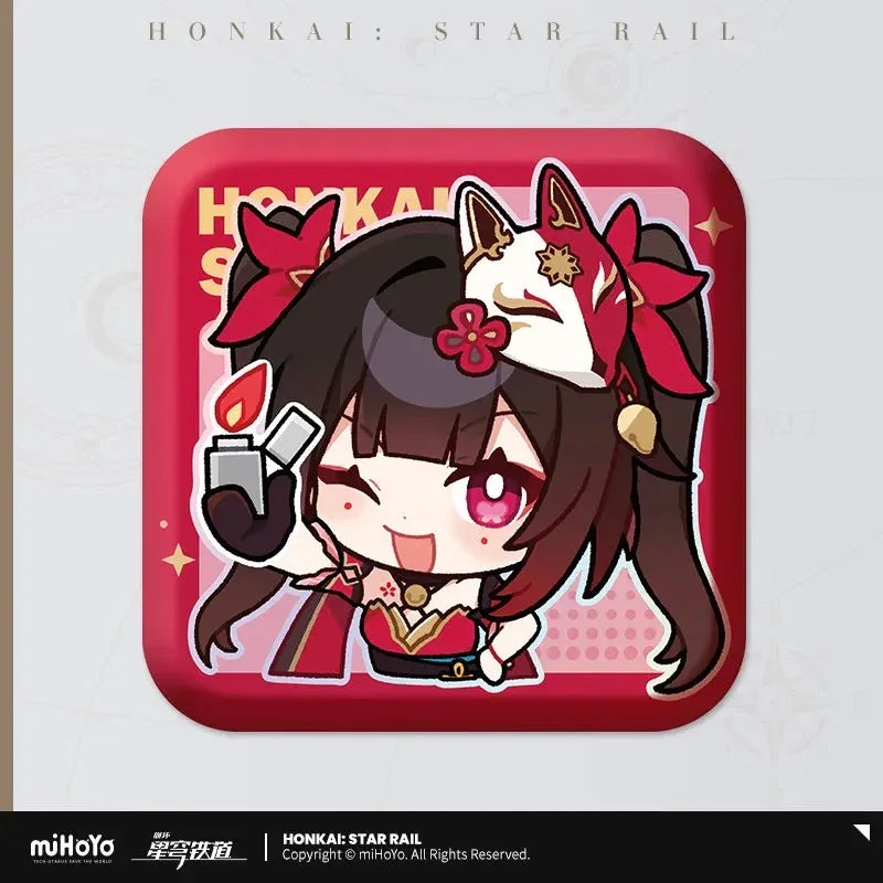 Honkai: Star Rail Pom-Pom Exhibition Series Square Tinplate Badge - Image 33